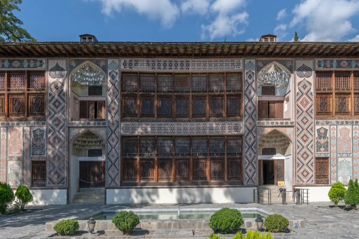 The Khan's Palace façade, Sheki